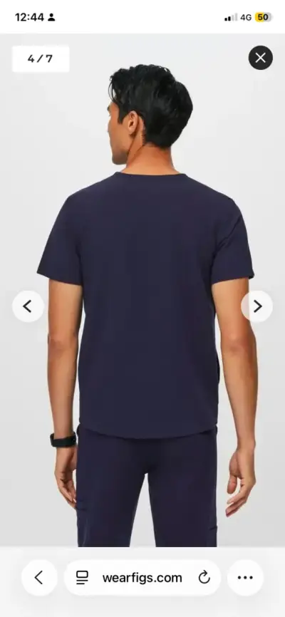 FIGS traje clinico talla S azul marino enfermero - miniatura 3