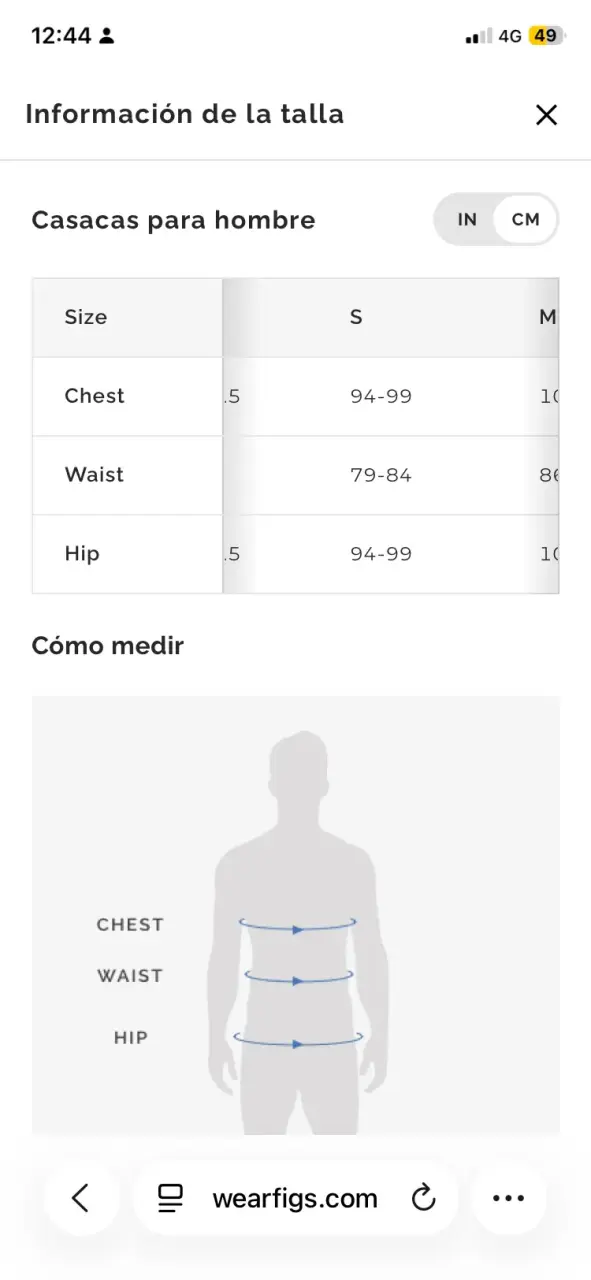 FIGS traje clinico talla S azul marino enfermero - 6