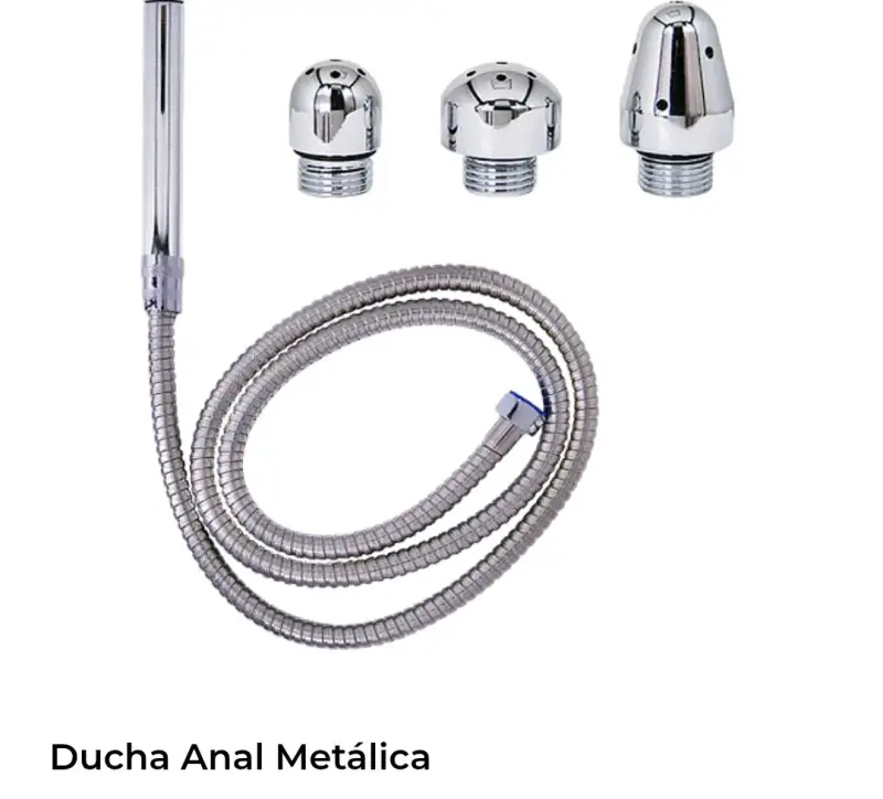 Ducha anal metálica
