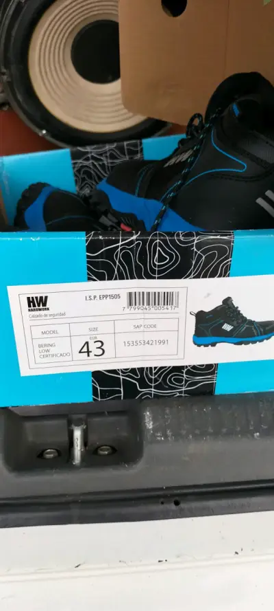 Zapatos de seguridad HW negros - miniatura 1