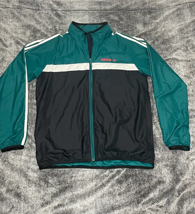 Chaqueta Adidas verde talla M - 4