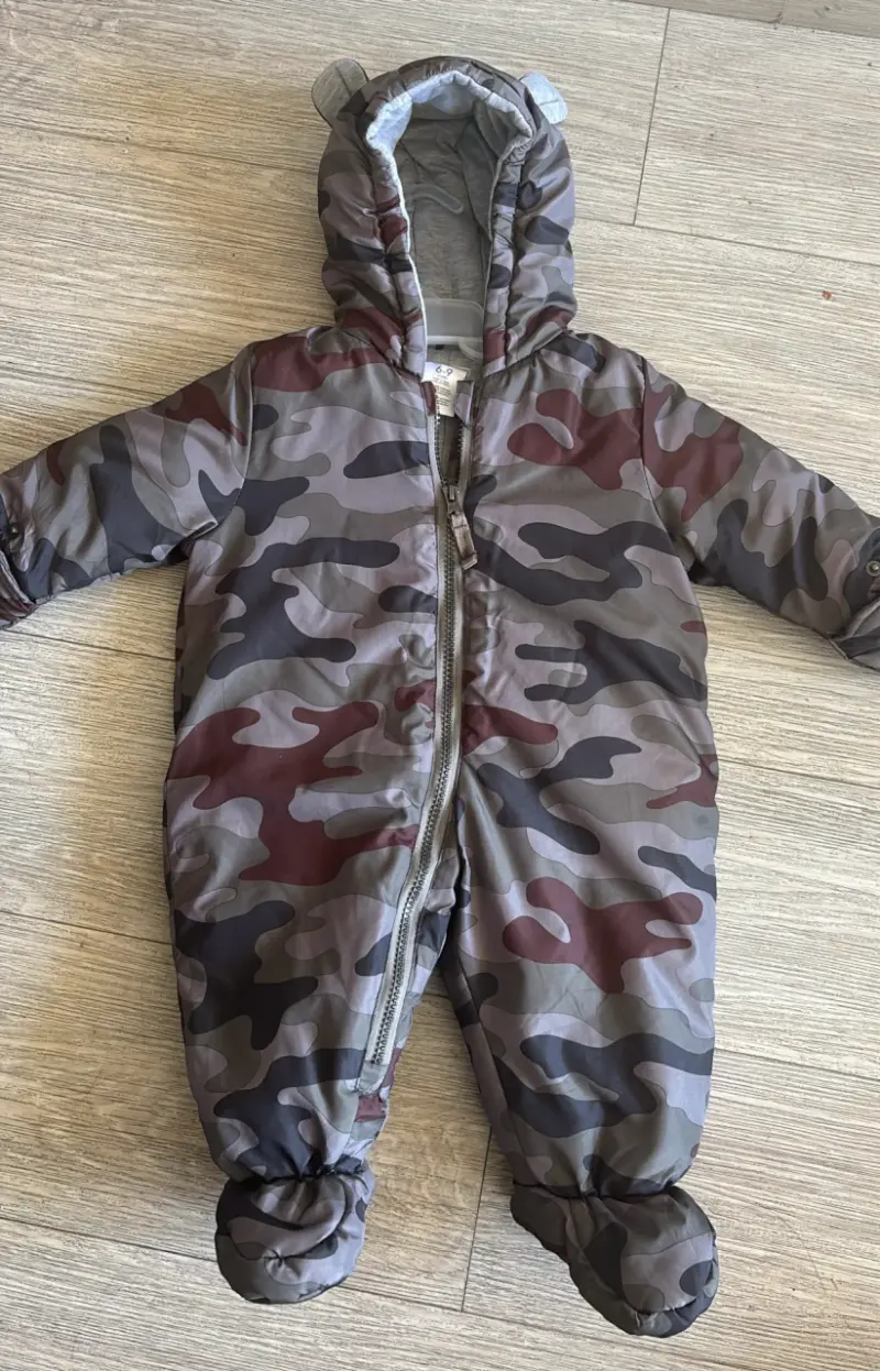 Mameluco camuflaje para bebé