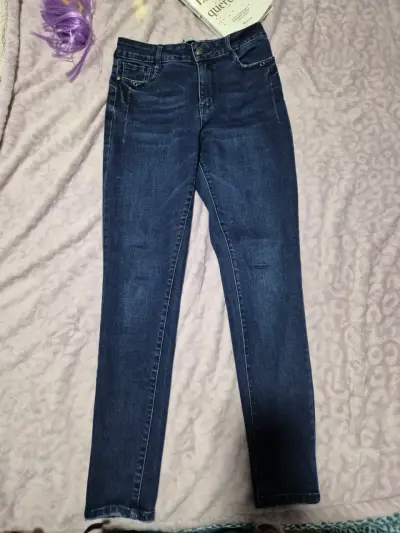 Jeans azules para mujer - miniatura 2
