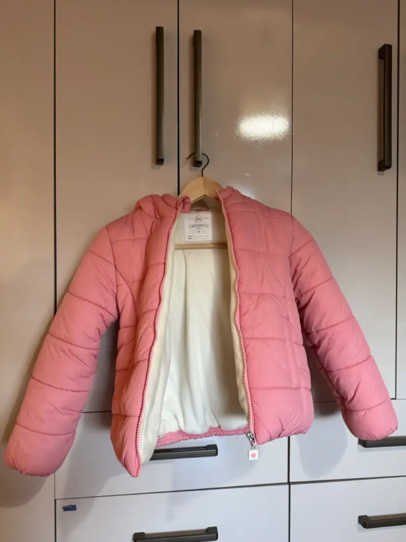 Chaqueta acolchada rosada - 2
