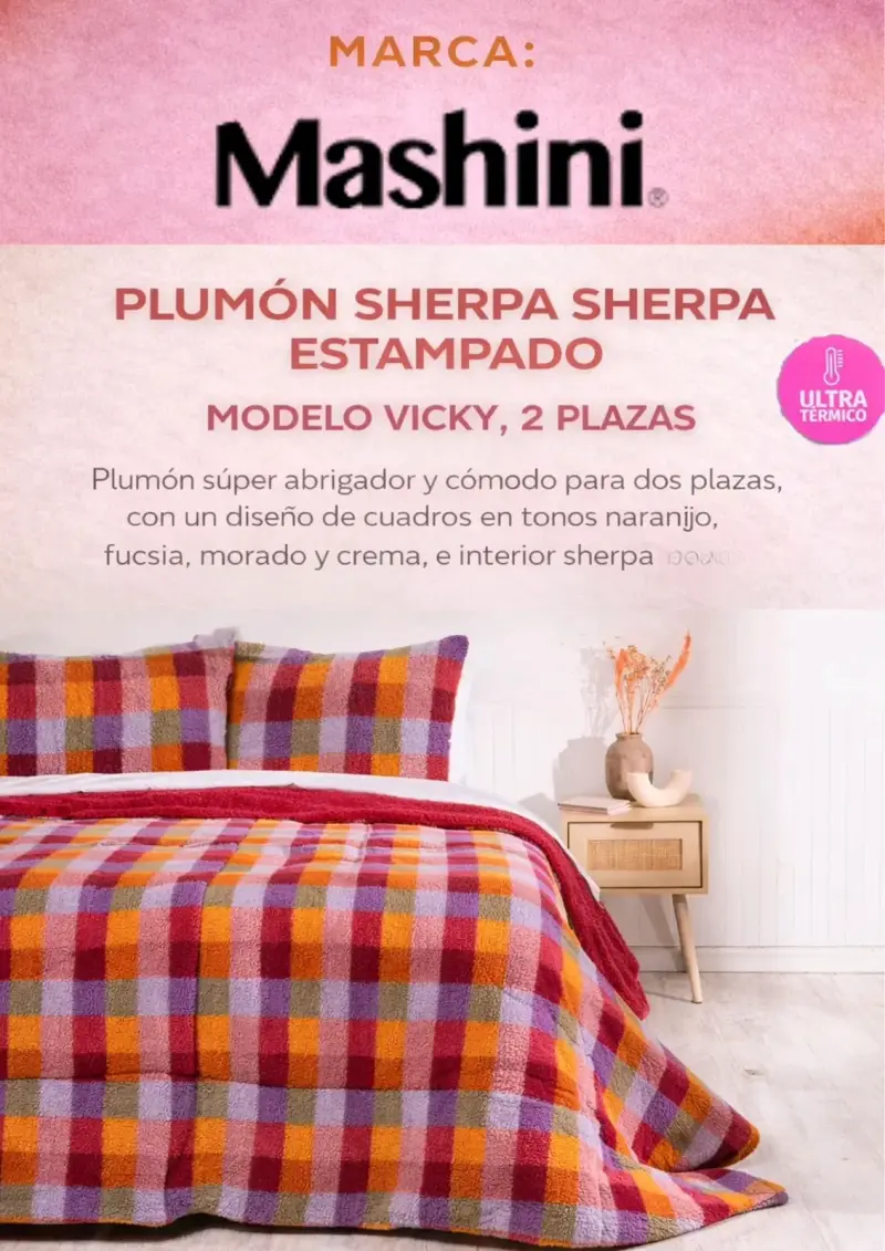 Plumón Sherpa Mashini 2 Plazas - 1