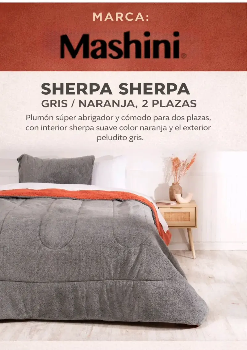 Plumón Mashini Sherpa 2 Plazas - 1