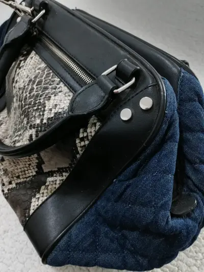 Cartera animal print negra - miniatura 2