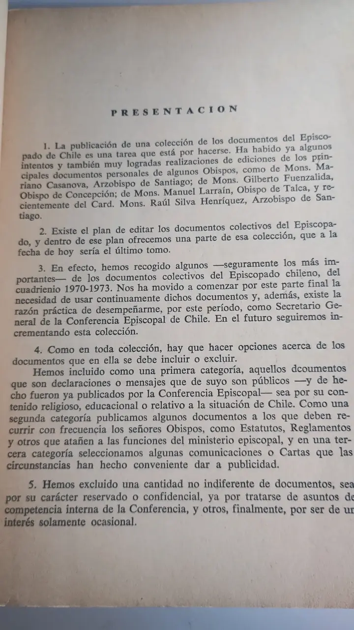 Documentos del Episcopado Chile 1970-1973 - 3