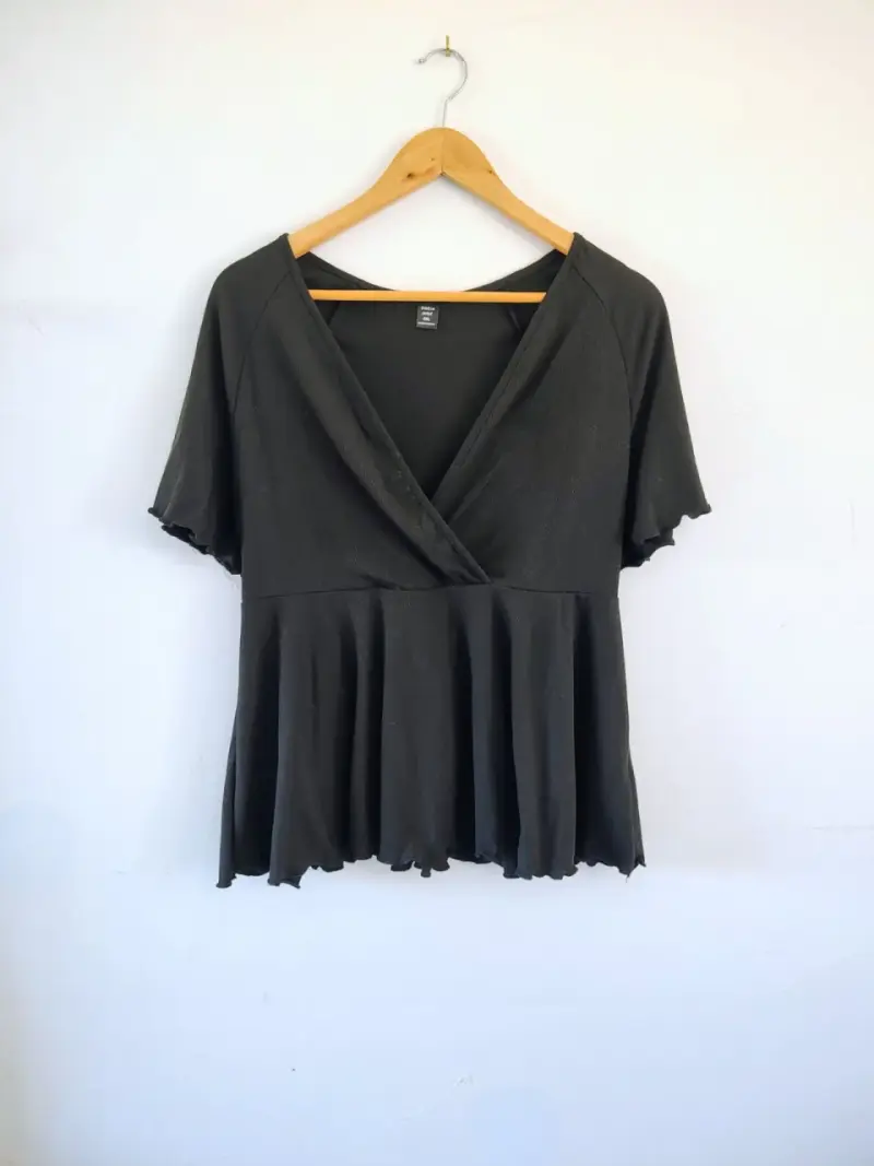 Polera negra 0XL - 1