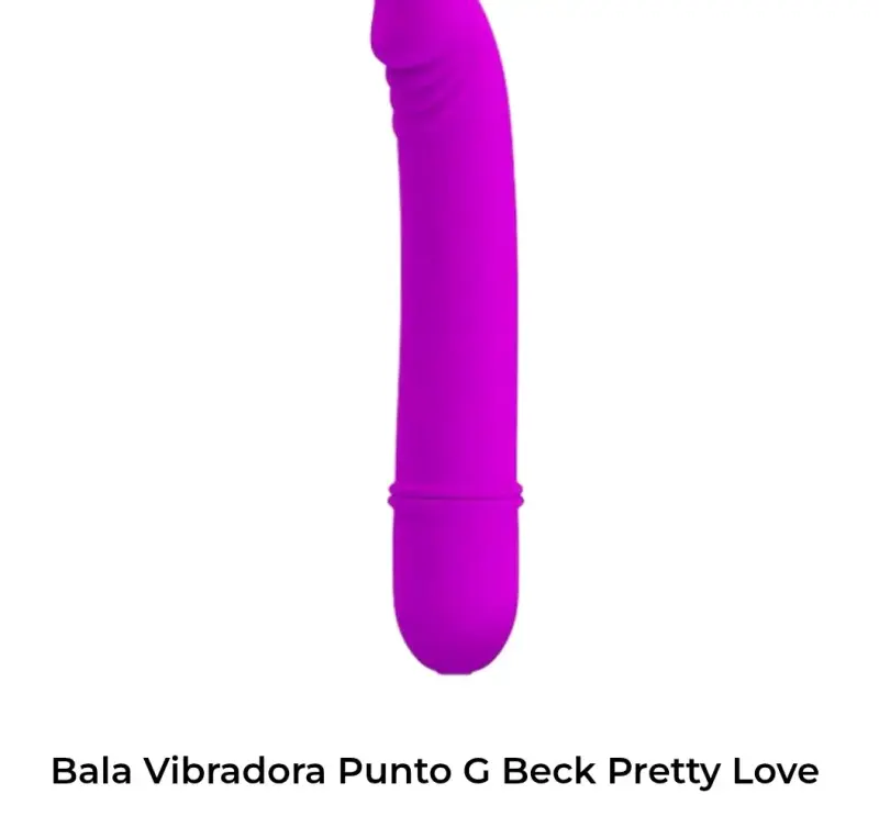 Bala vibradora punto G morada