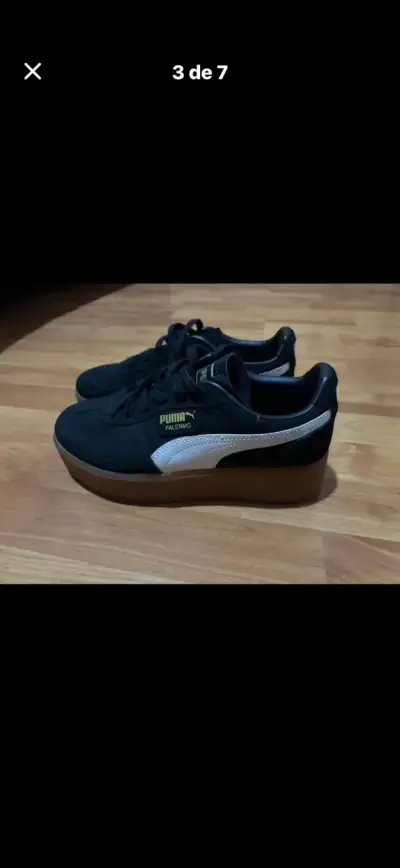 Zapatillas38  negras Puma Palermo - miniatura 3