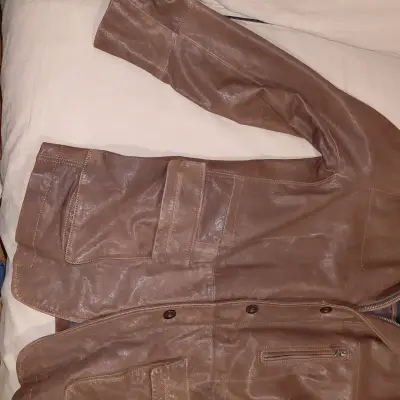 Chaqueta de cuero New Man - miniatura 4