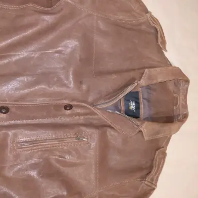 Chaqueta de cuero New Man - miniatura 5