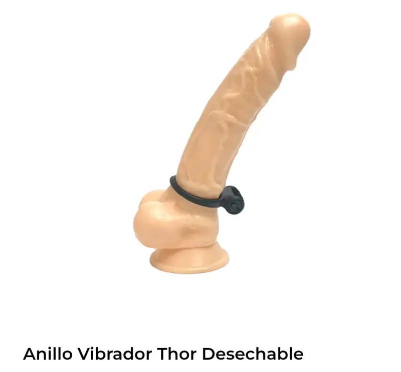 Anillo vibrador desechable