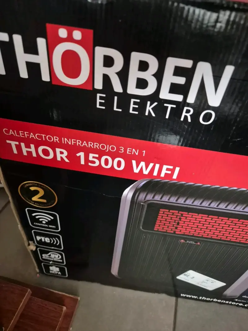 Estufa Infrarroja 3 En 1 Thorben 1500 Wifi - 2