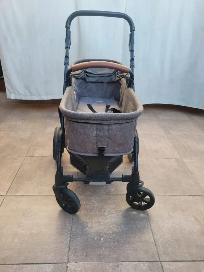 Coche con huevito gris para bebé - 5
