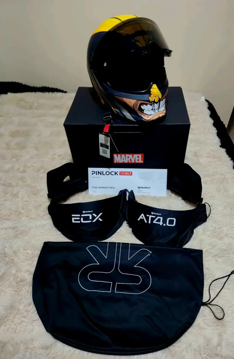 Casco Ruroc Edicion Limitada-Marvel - 6