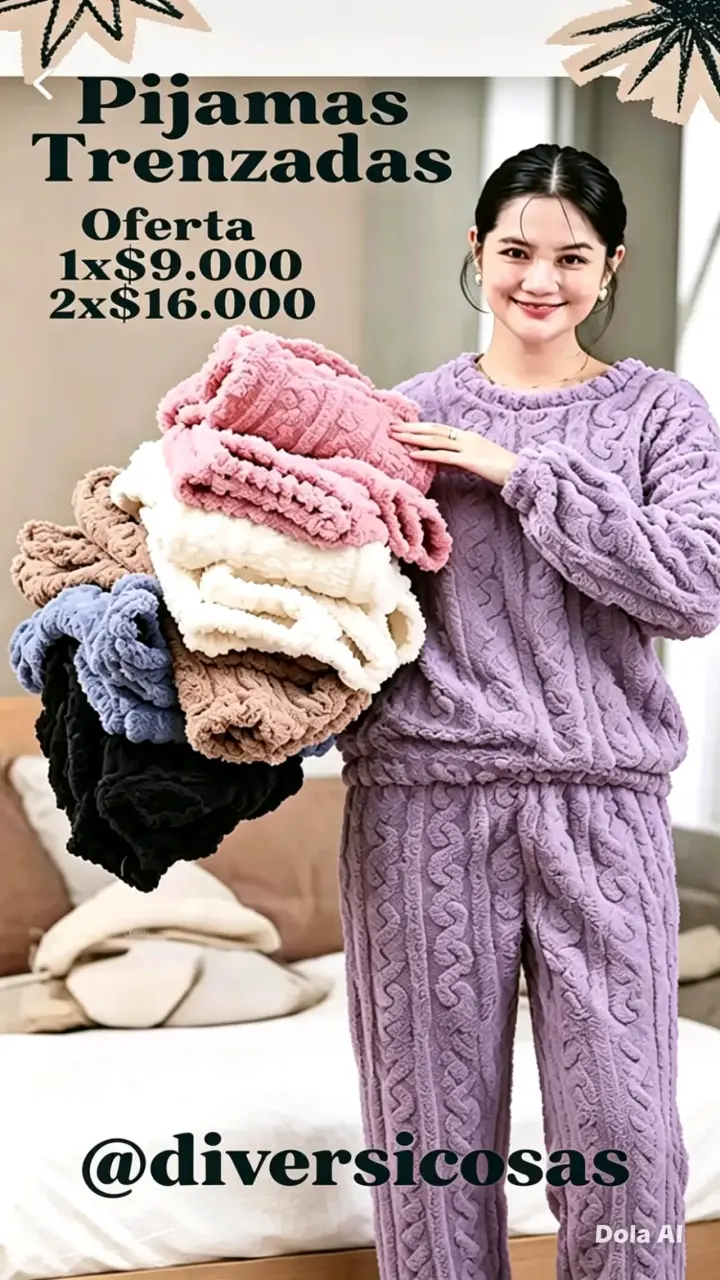 Pijama Trenzada Lila