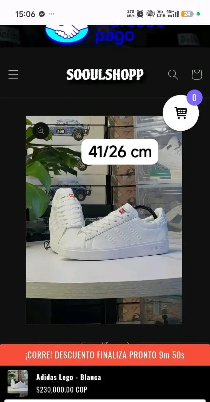 Zapatillas blancas LEGO adidas - 2