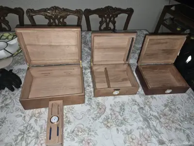 Humidores de cedro traidos de Cuba - miniatura 3