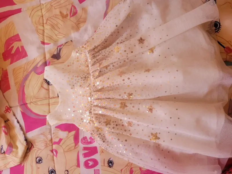 Vestido de fiesta rosado para niña - 5