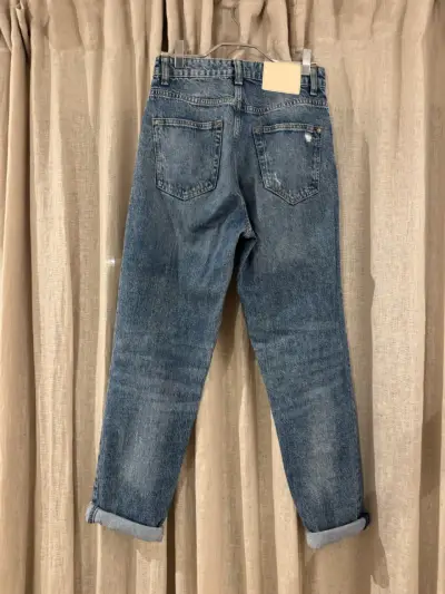 Jeans azul Zara talla 34 - miniatura 4