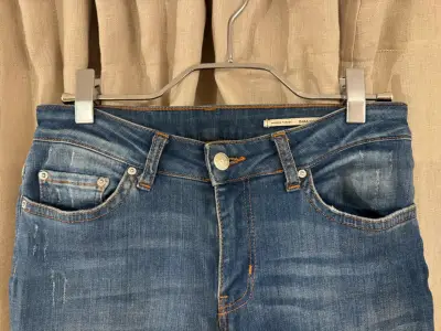 Jeans Zara azules flare - miniatura 2