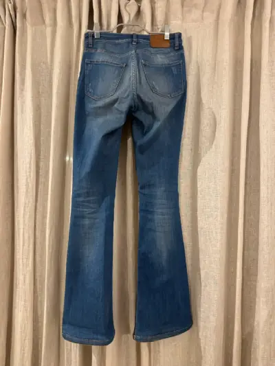 Jeans Zara azules flare - miniatura 5