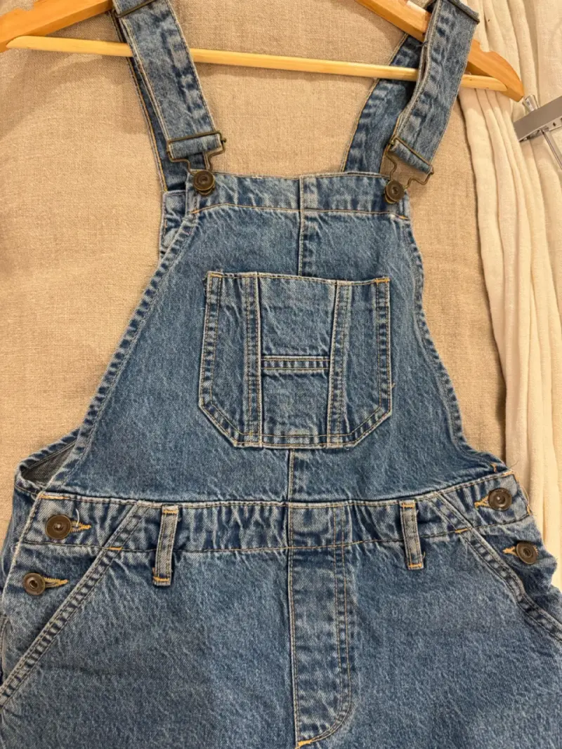 Jardinera jeans Zara azul - 3