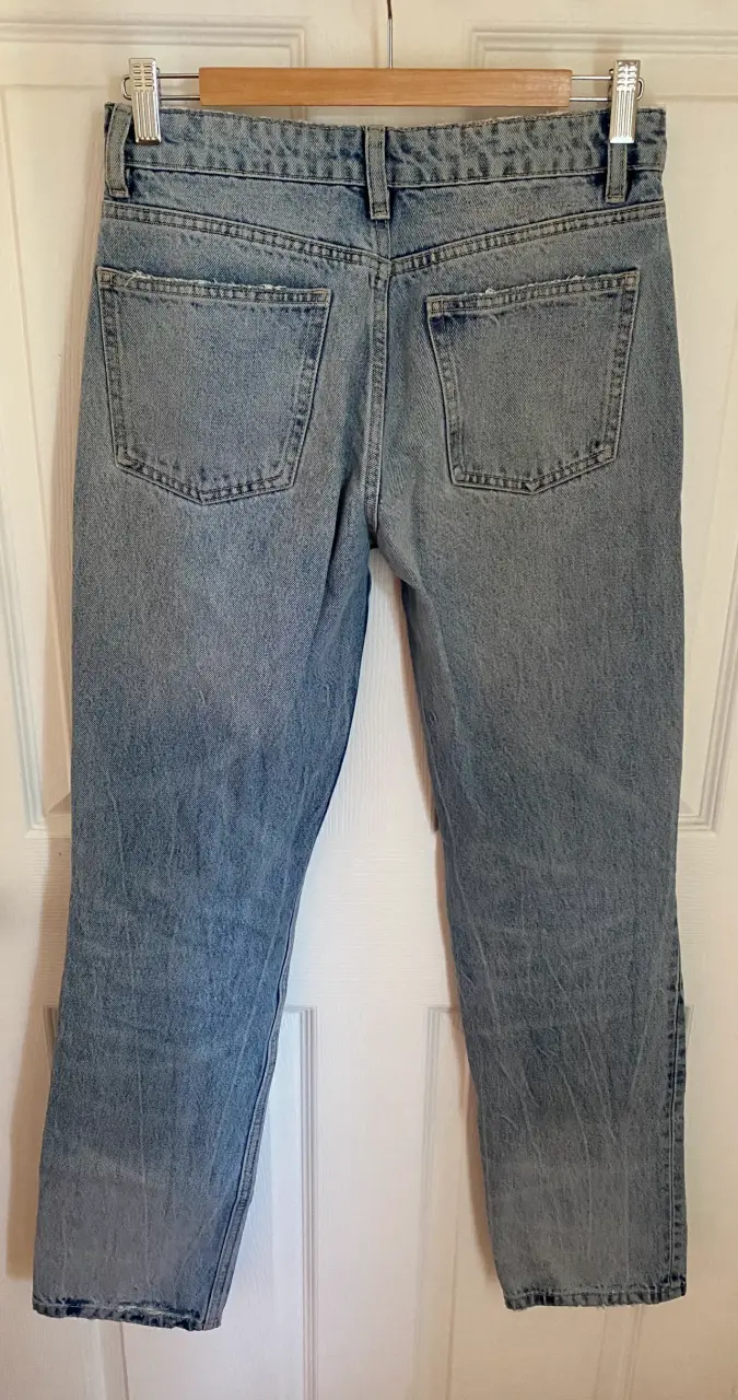 Jeans desgastados azul claro - 2