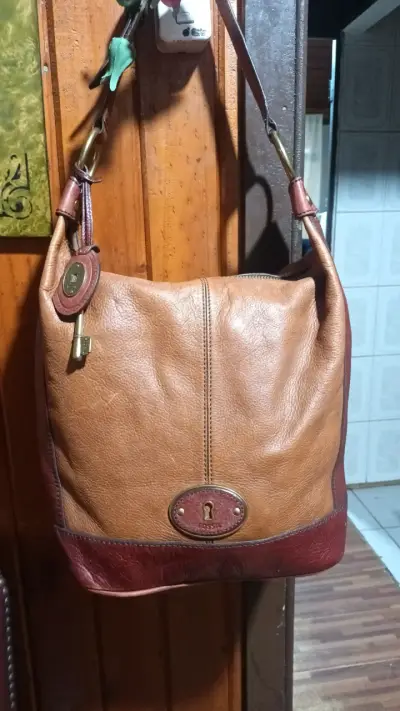 Bolso marrón MK grande - miniatura 2