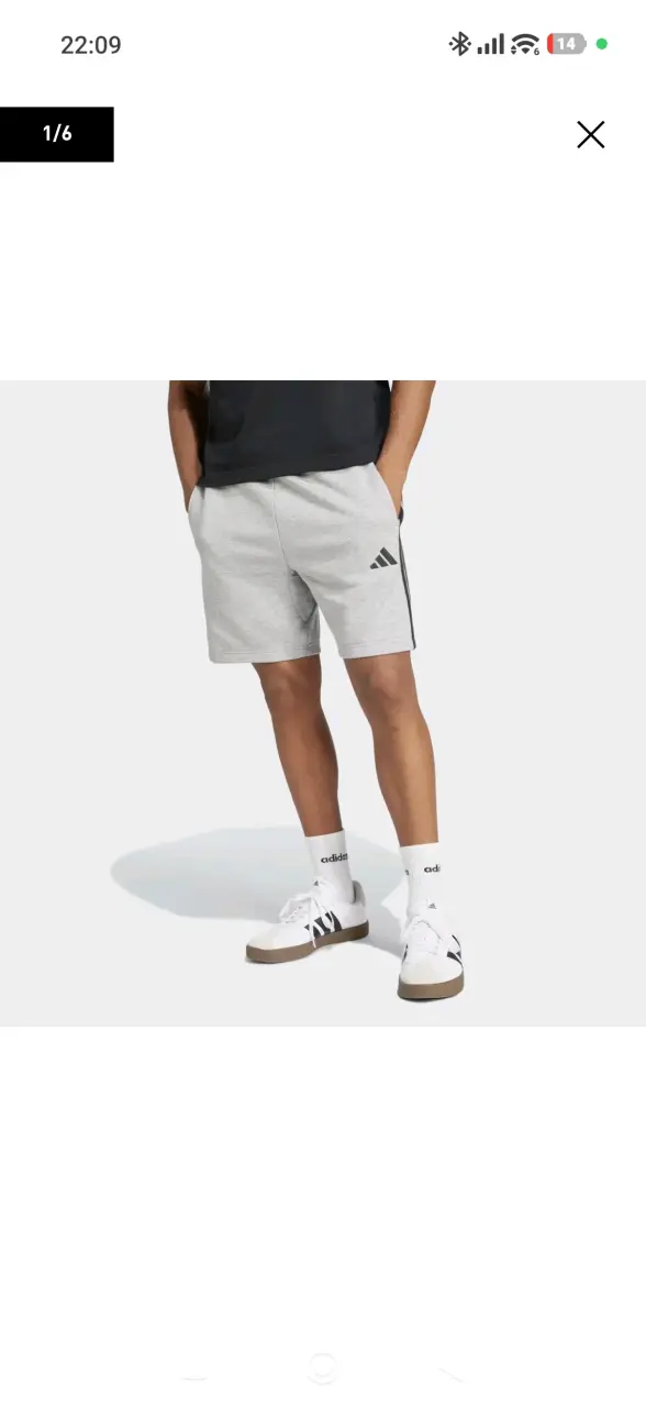 Shorts grises deportivos Adidas original - 2