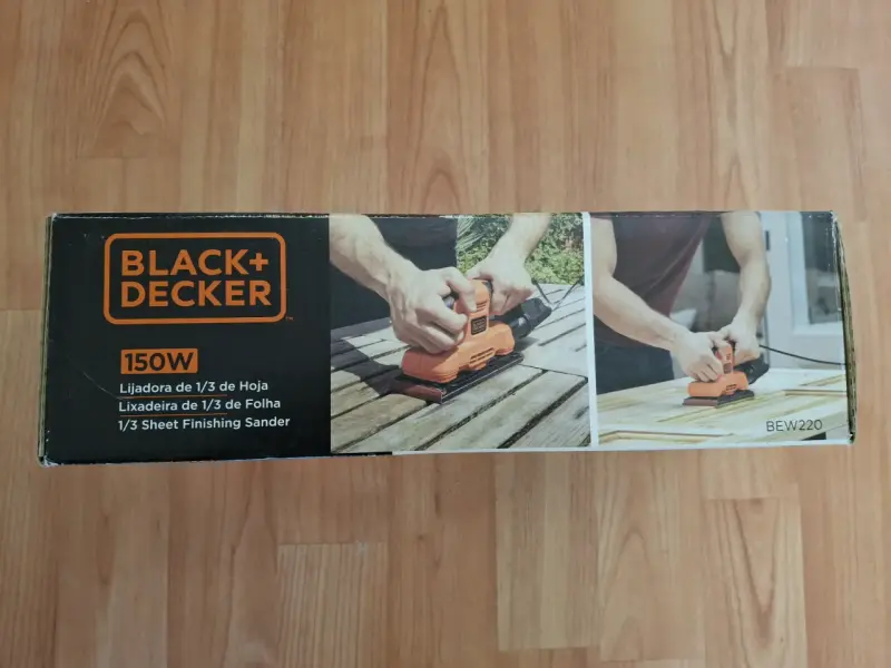 Lijadora orbital Black+Decker 150W - 1