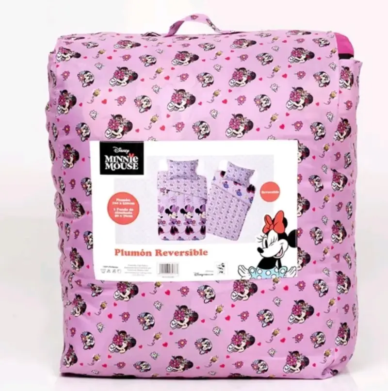 Plumón Reversible Minnie Mouse