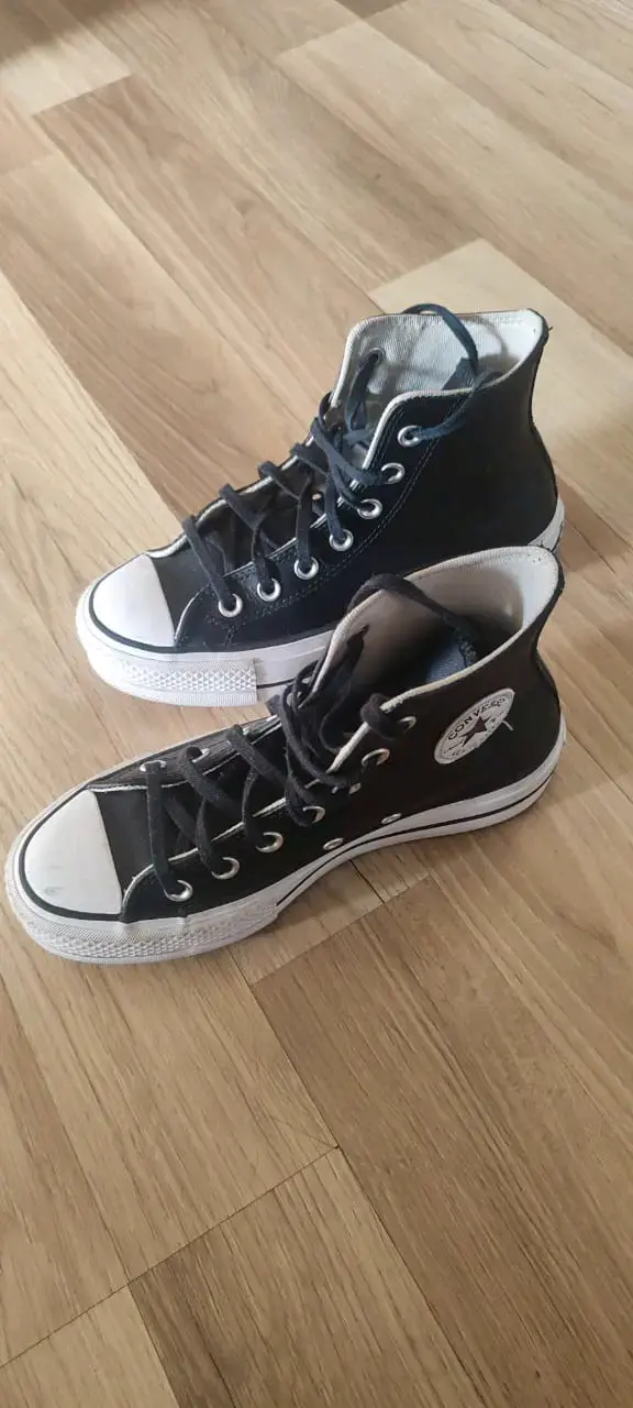 Zapatillas converse negras - 1
