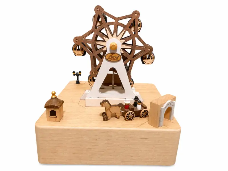 Caja de música rueda de la fortuna