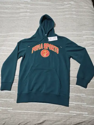 Polerón Puma Sports verde nuevo - miniatura 2