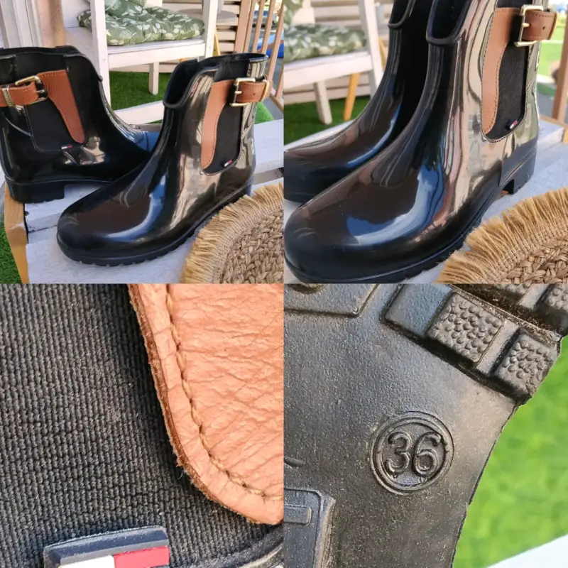 Botines de lluvia negros - 4