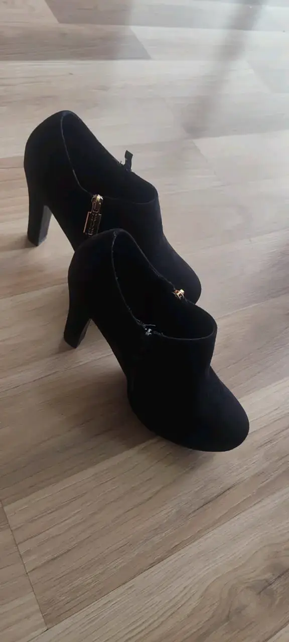 Zapatos planos negros talla 37 - 2