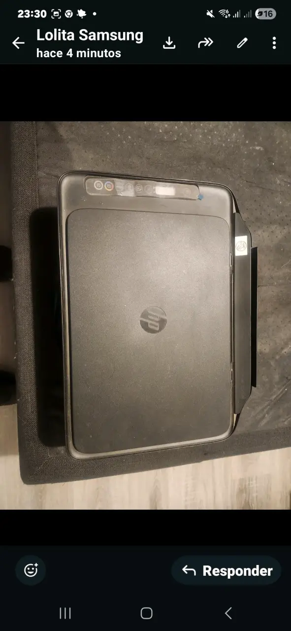 Impresora multifuncional HP negra