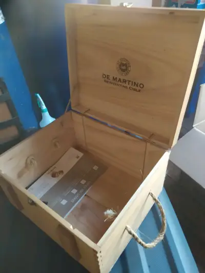 Caja de madera rustica uso múltiple - miniatura 1