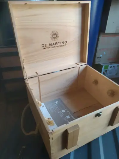 Caja de madera rustica uso múltiple - miniatura 2