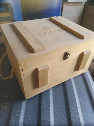 Caja de madera rustica uso múltiple - miniatura 3