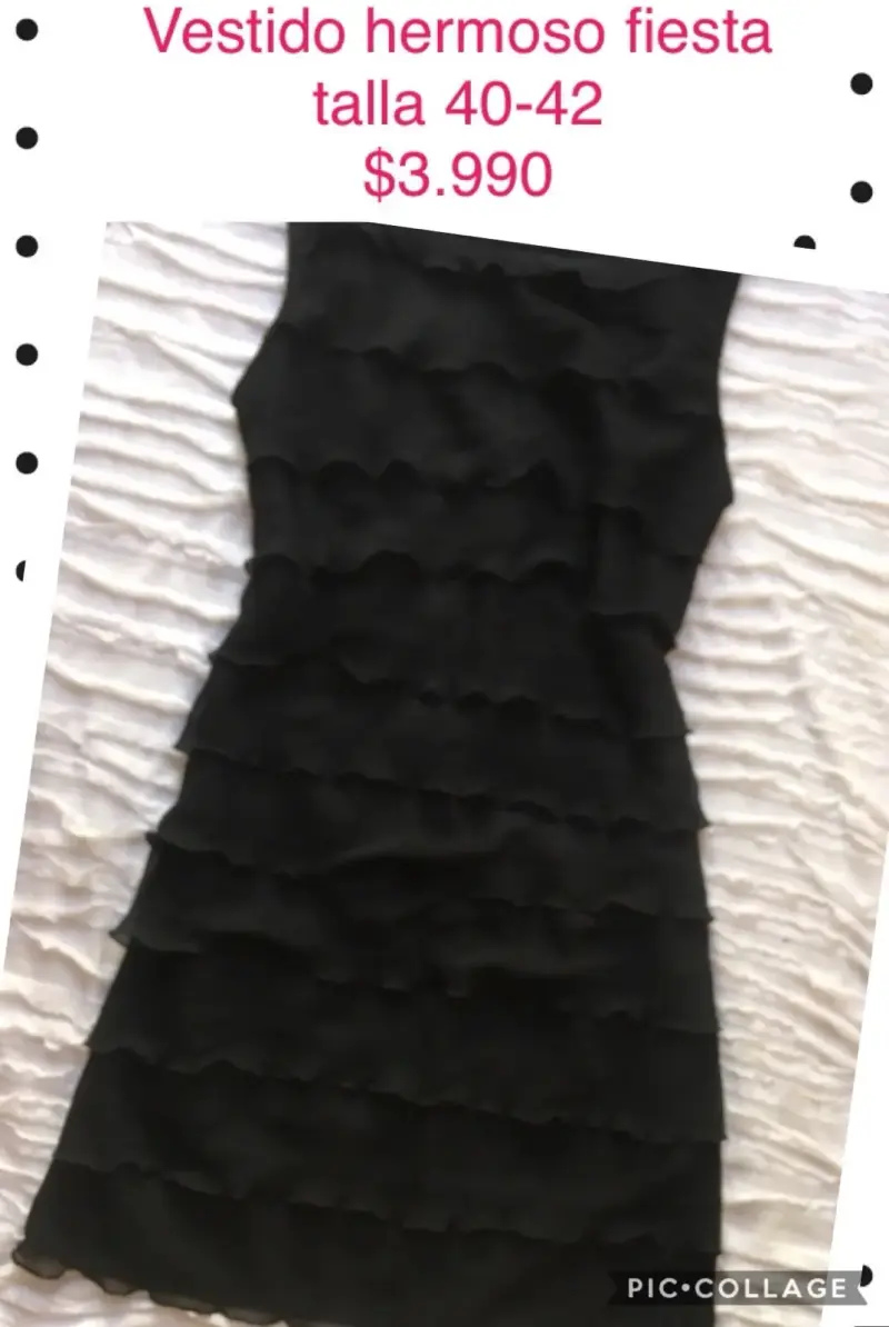 Vestido negro de fiesta