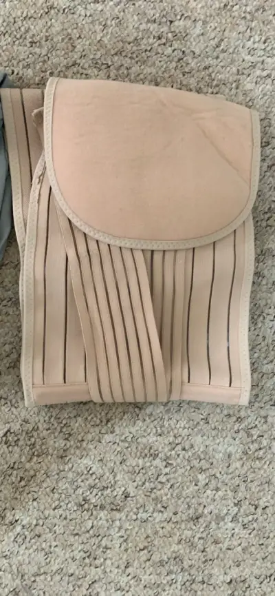 Conjunto faja y pijama con bata  gris - miniatura 3