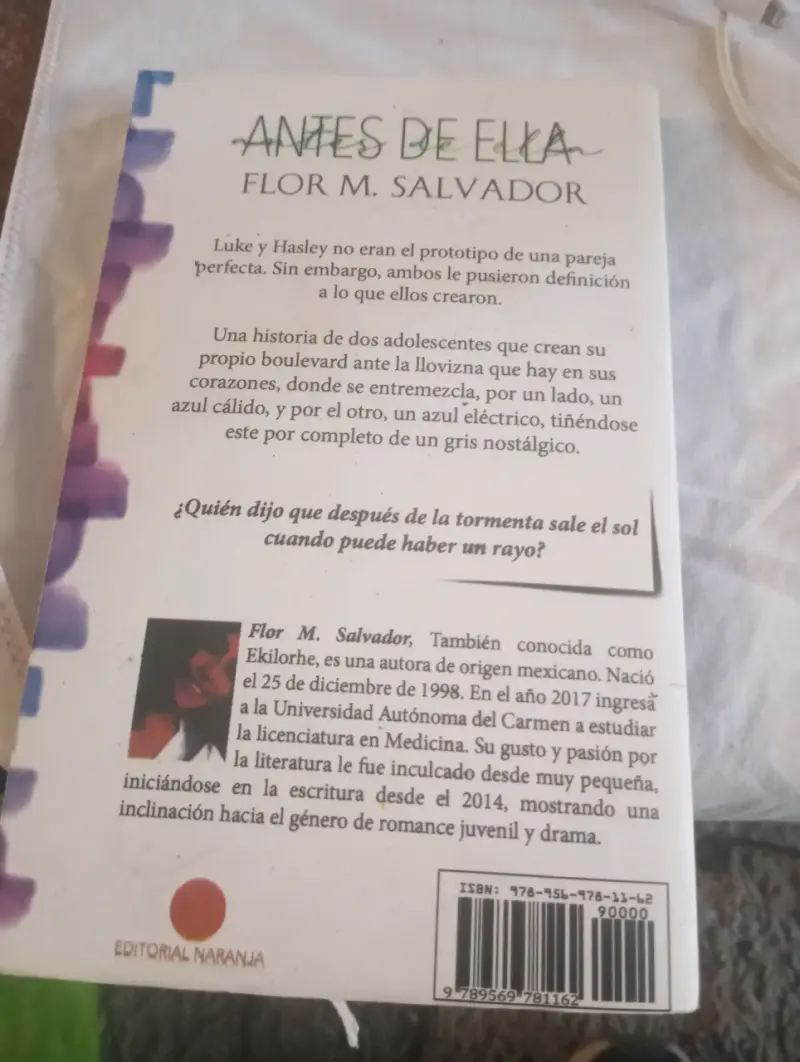 Libro Antes De Ella - Flor M. Salvador (Precuela B - 2