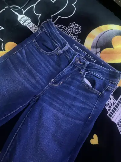 Jeans American Eagle azul oscuro - miniatura 1