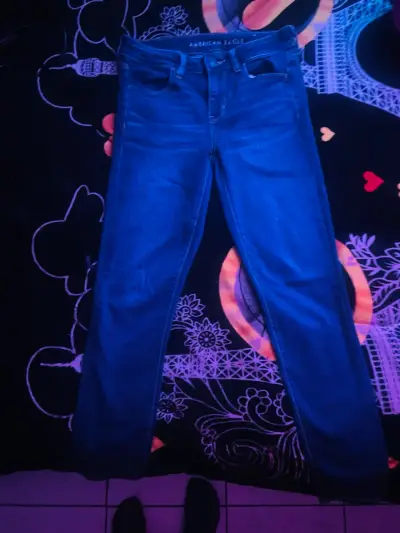 Jeans American Eagle azul oscuro - miniatura 3