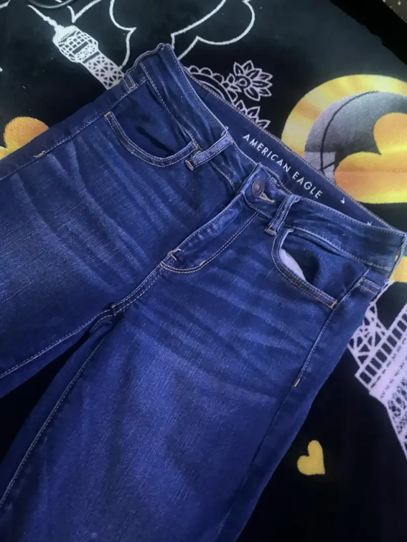 Jeans American Eagle azul oscuro - 5