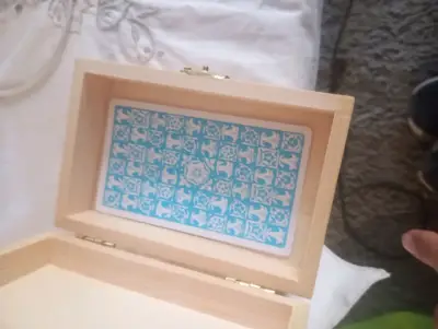 Caja de Madera para Guardar Tarot o Joyas (Arcano - miniatura 4